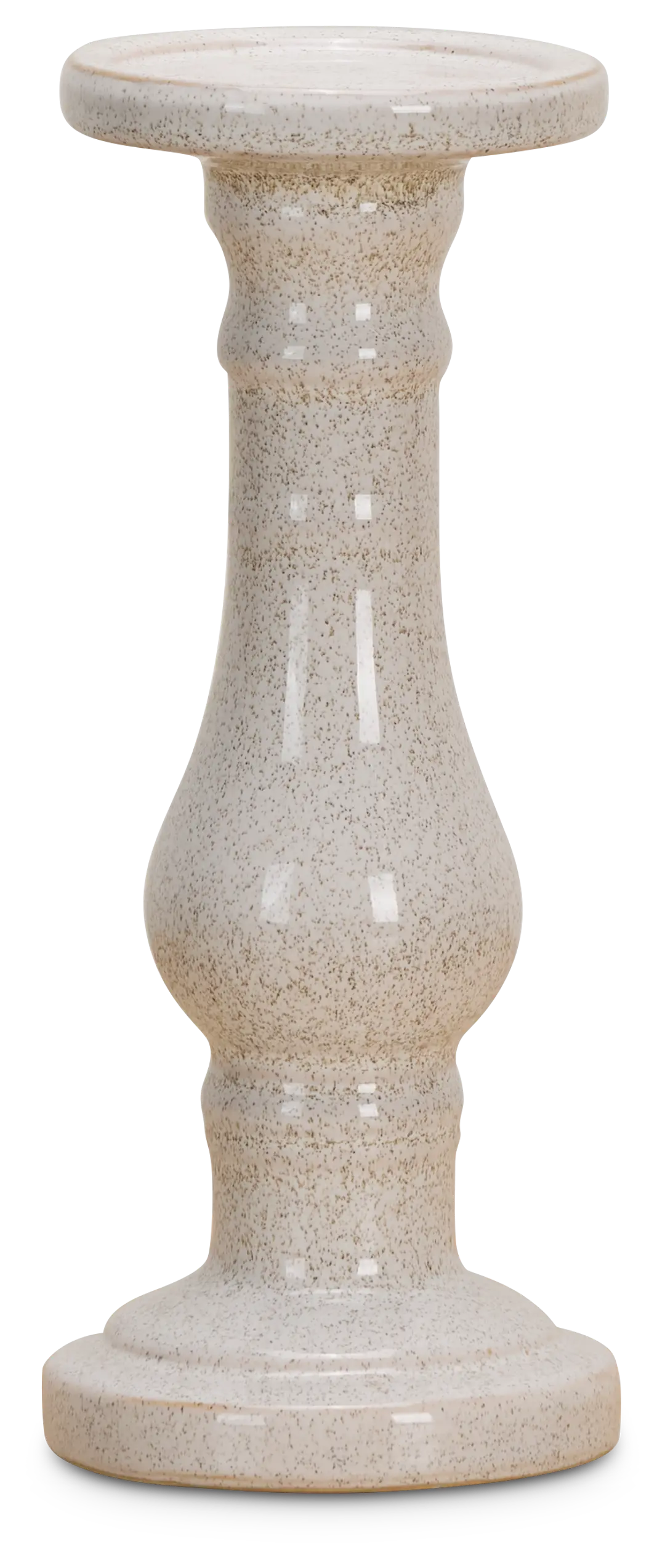 Eme White Large Candle Holder Eme White Large Candle Holder