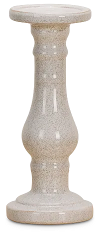 Eme White Large Candle Holder