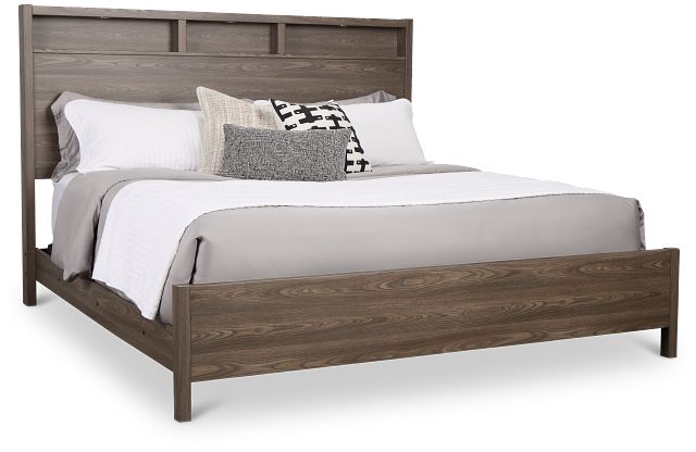 Warren Gray Panel Bed