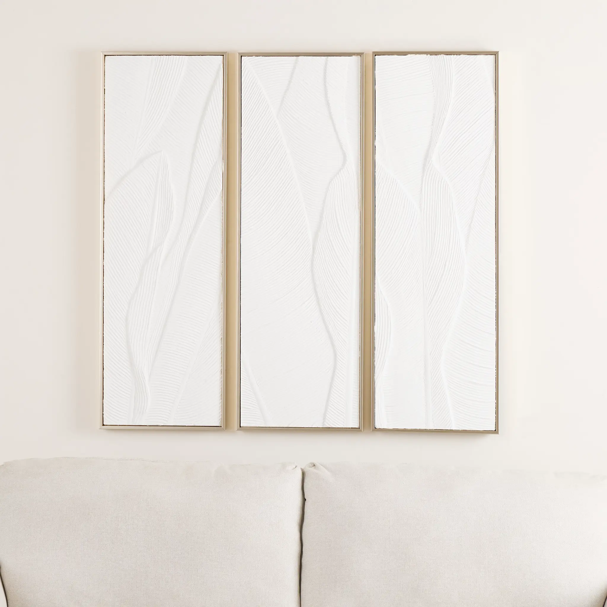 Bradenton White Set Of 3 Framed Wall Art Bradenton White Set Of 3 Framed Wall Art
