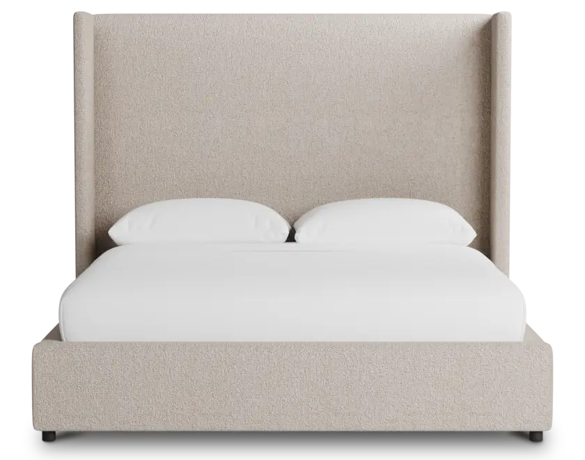 Captiva Elite Taupe 60" Upholstered Shelter Bed Captiva Elite Taupe 60" Upholstered Shelter Bed