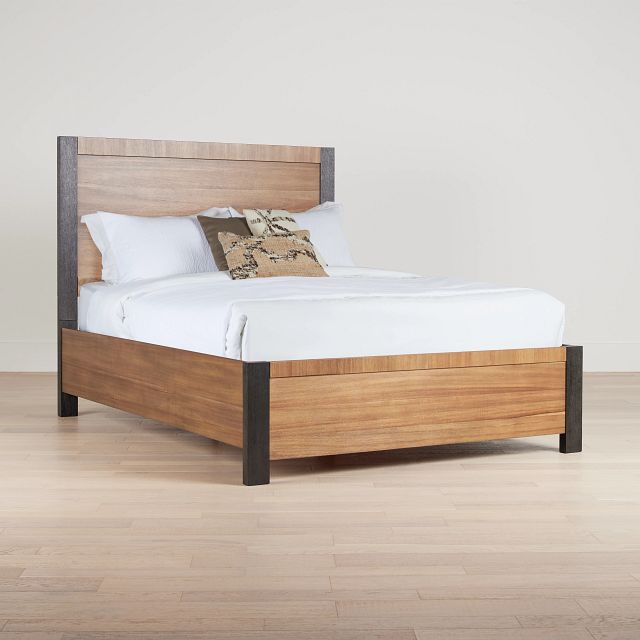 Jackson Two-tone Panel Bed