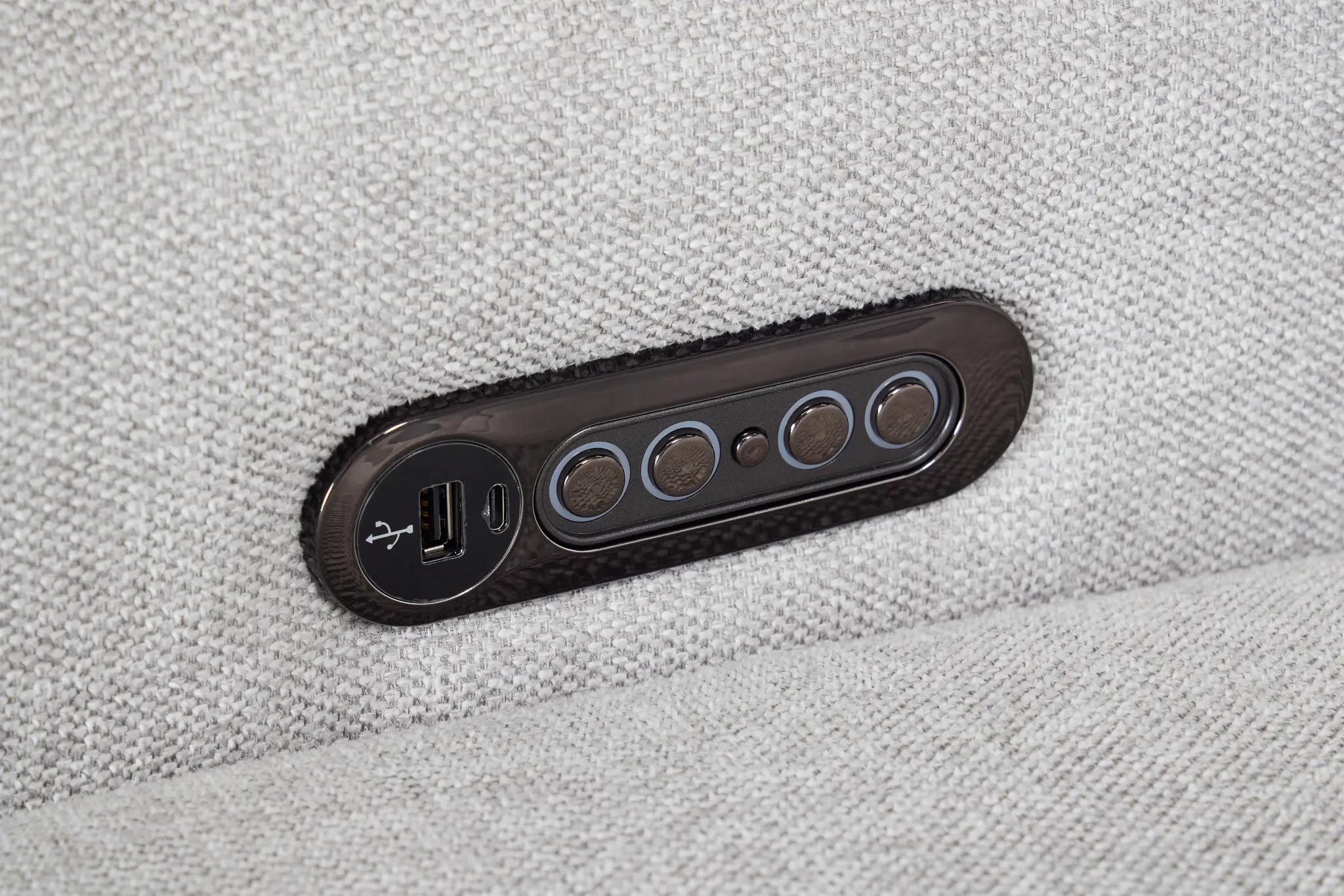 Callum Light Gray Storage Small Right Dual Power Chaise Sleeper Sectional Callum Light Gray Storage Small Right Dual Power Chaise Sleeper Sectional