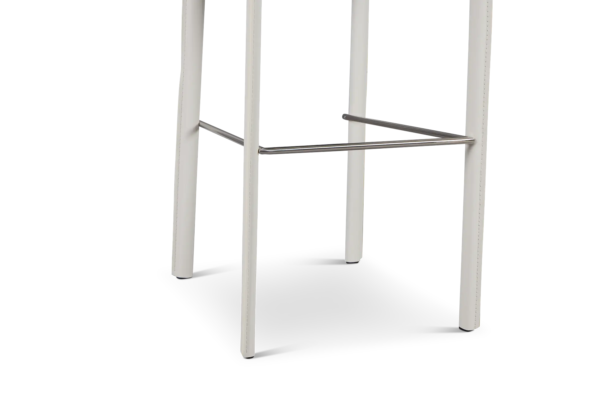 Lugo White 30" Upholstered Barstool Lugo White 30" Upholstered Barstool