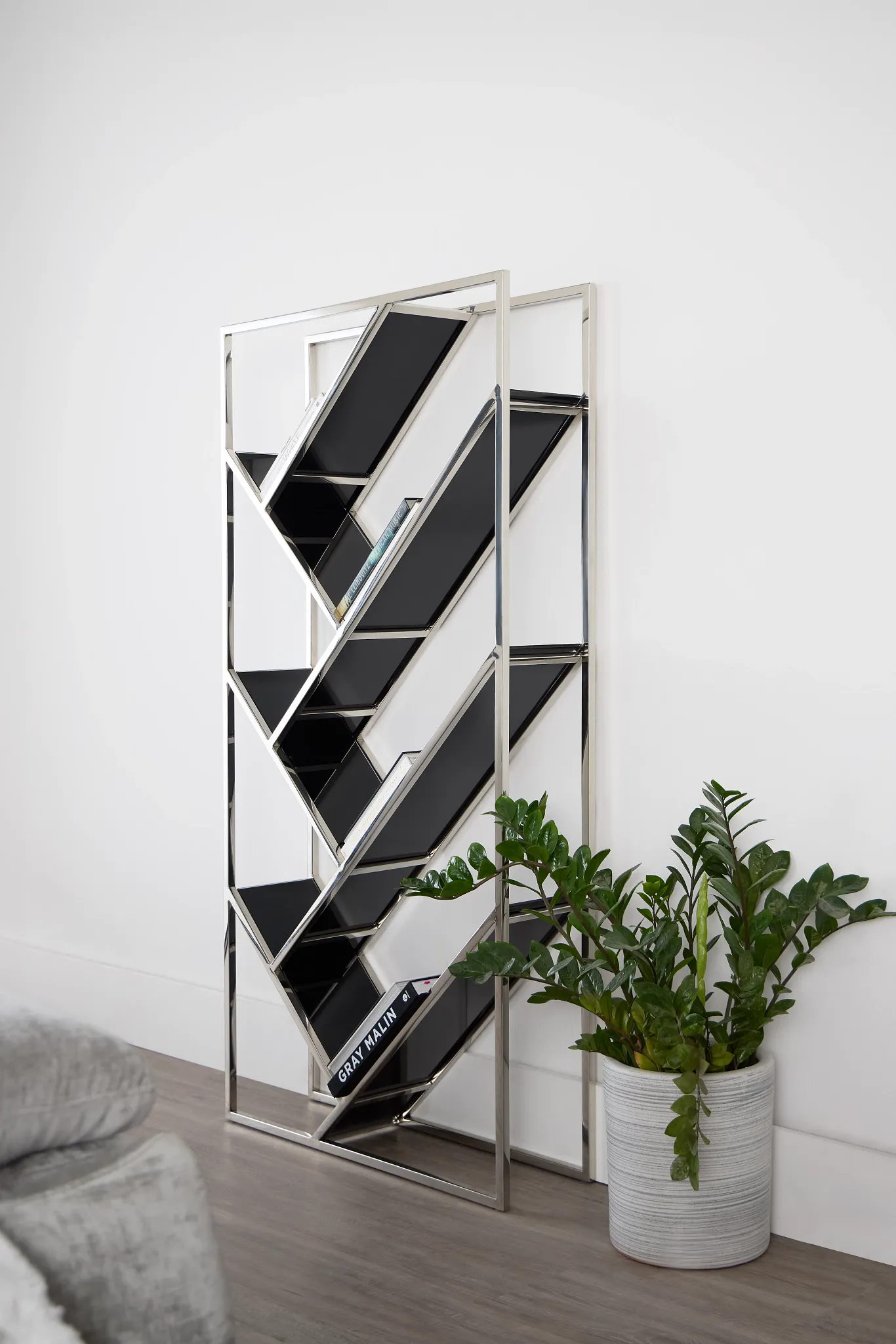 Arrow Black Bookcase