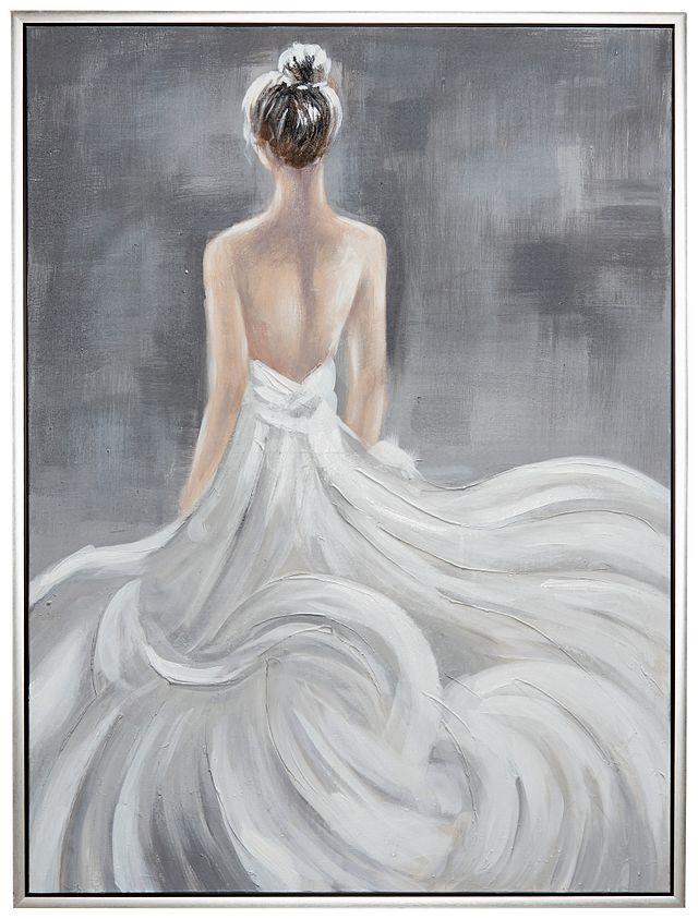 Belle White Framed Canvas Wall Art (0)