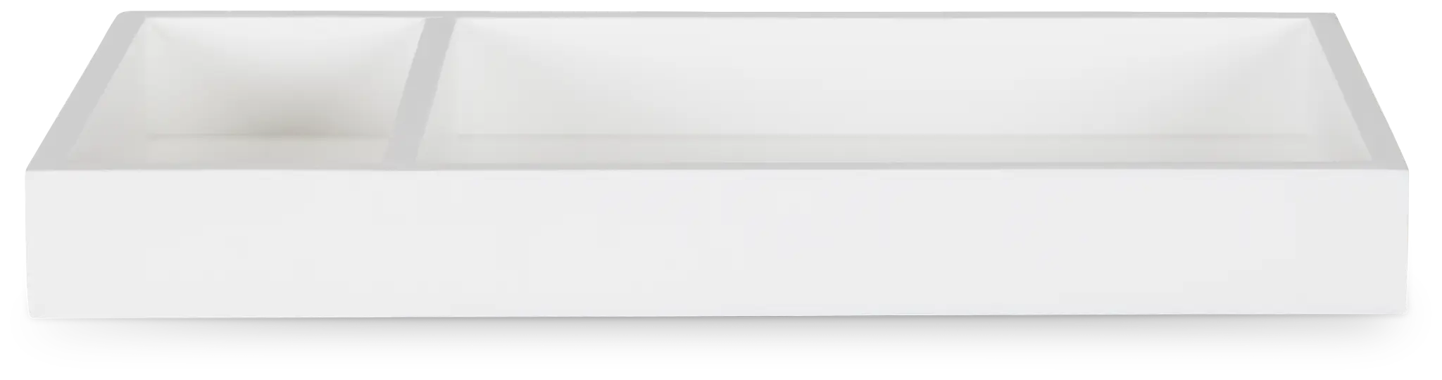 Ramble White Wood Tray Ramble White Wood Tray