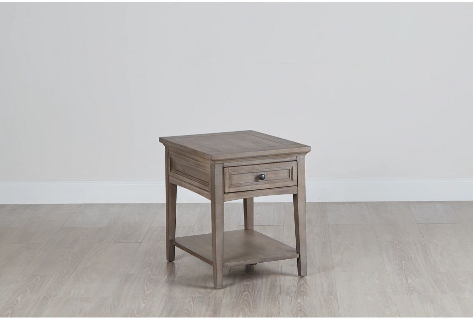 Heron Cove LIGHT TONE Rectangular End Table, (0)