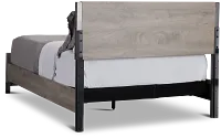 Evanston Gray Panel Bed