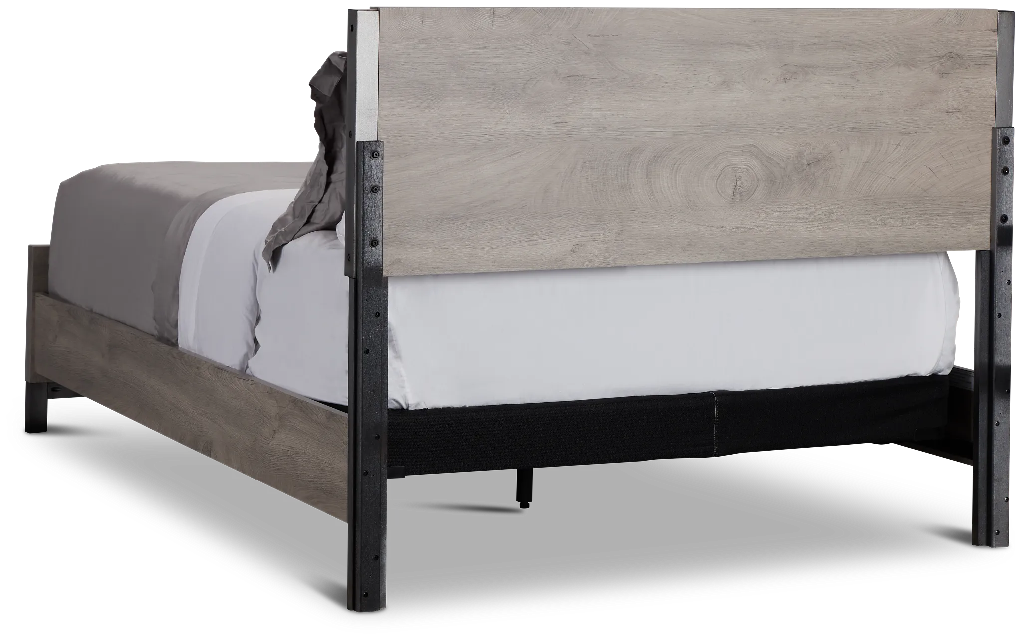 Evanston Gray Panel Bed