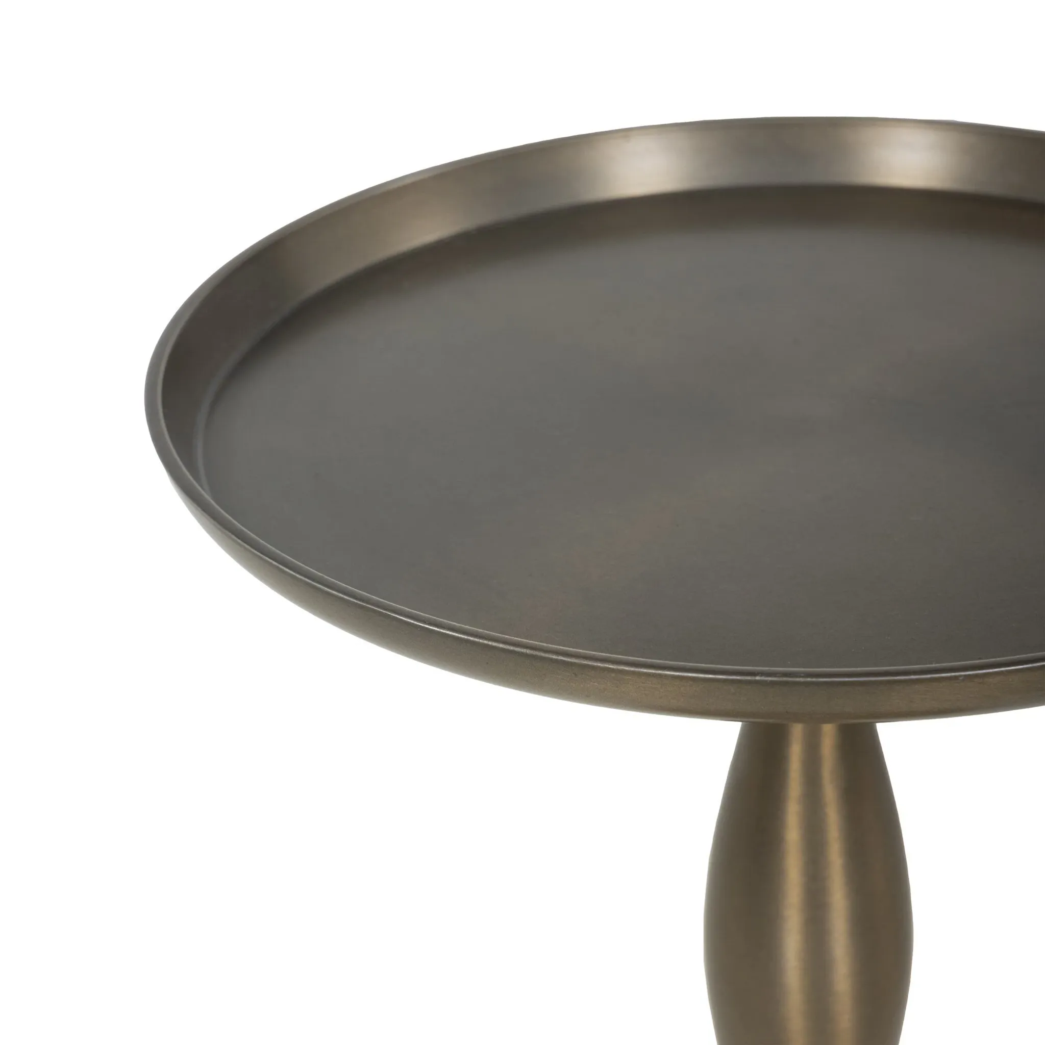 Sila Gold Aluminum End Table