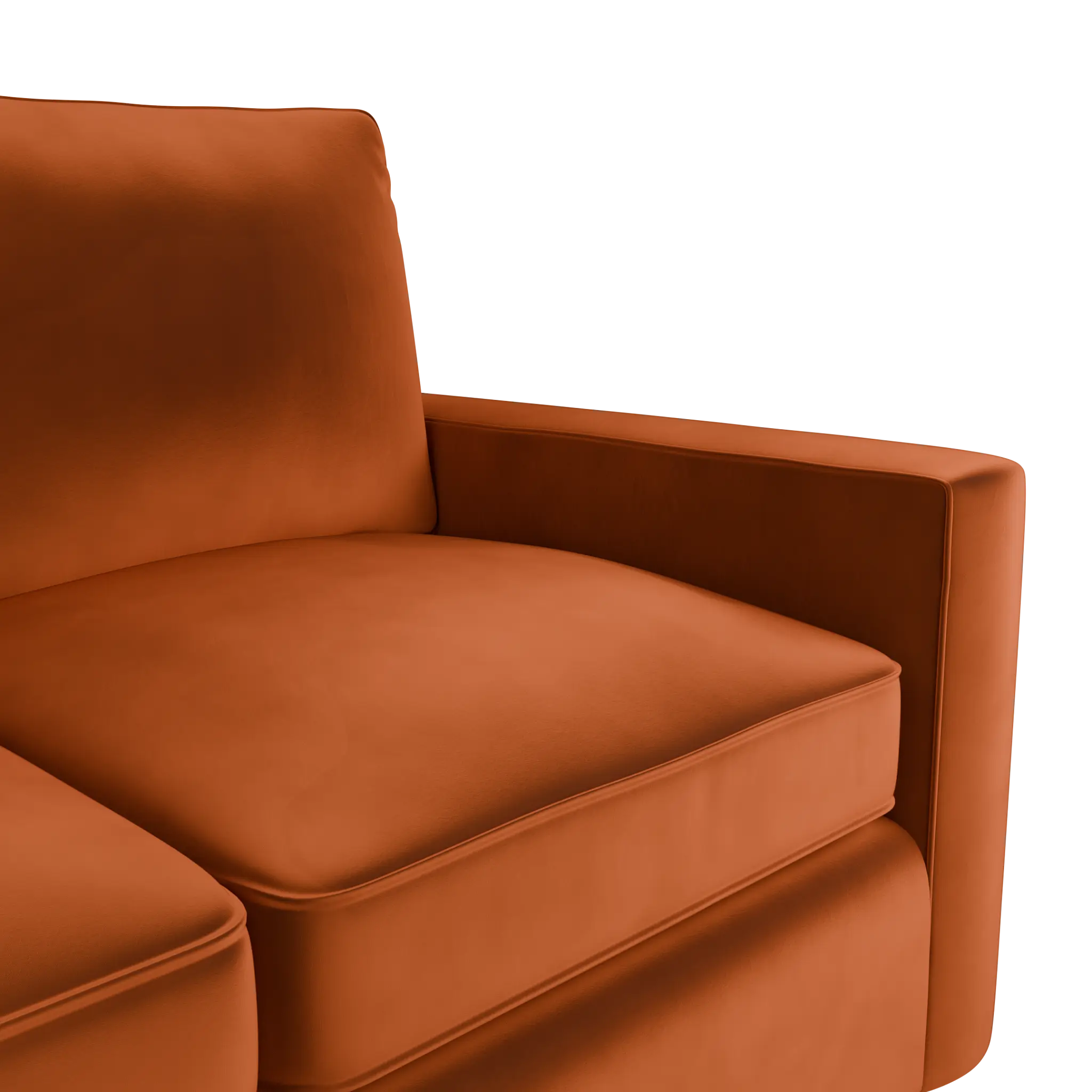 Siesta Joya Orange Fabric Innerspring Sleeper Siesta Joya Orange Fabric Innerspring Sleeper