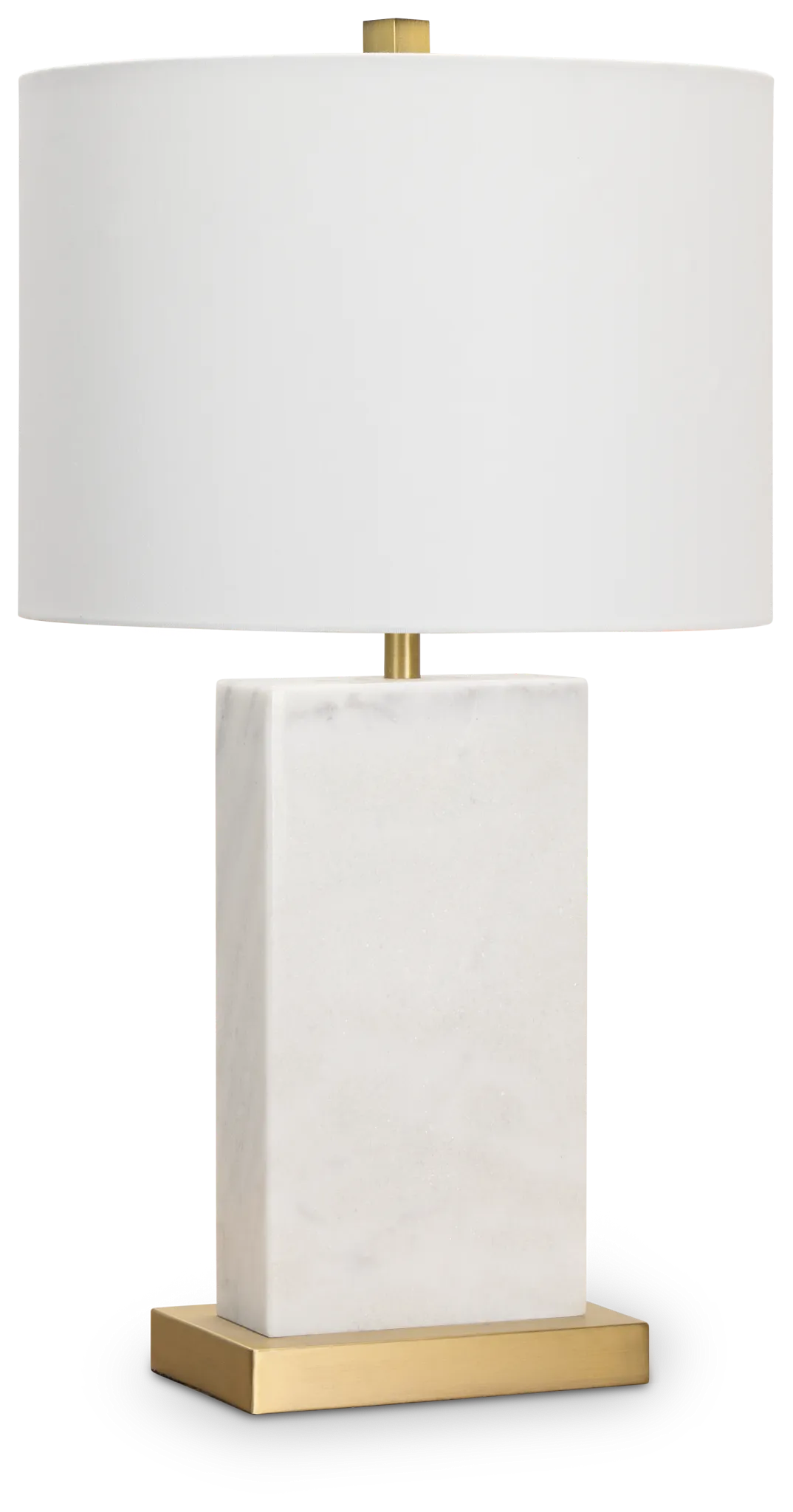 Esme Linen Marble Table Lamp