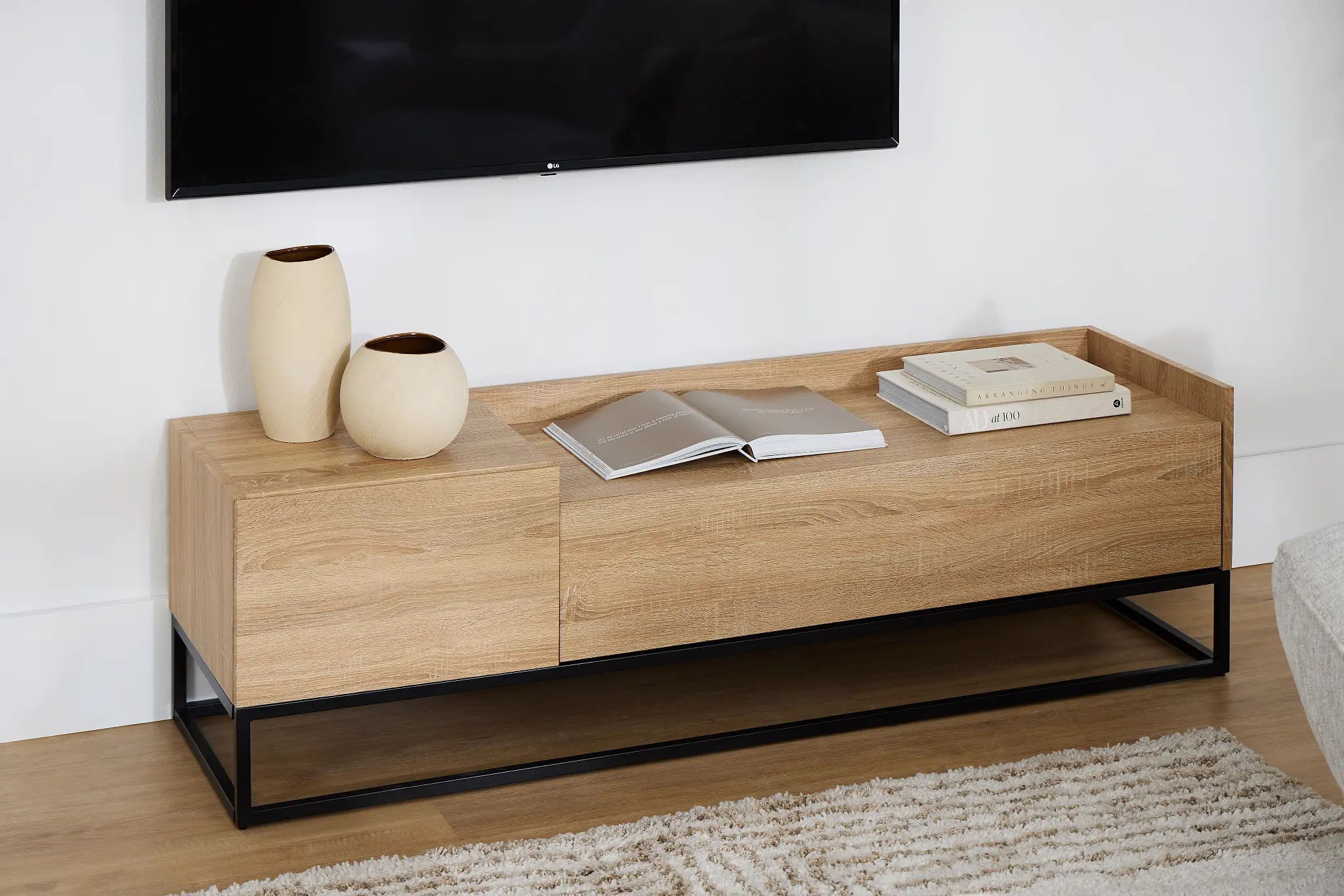 Lynden Light Tone 65" Tv Stand Lynden Light Tone 65" Tv Stand