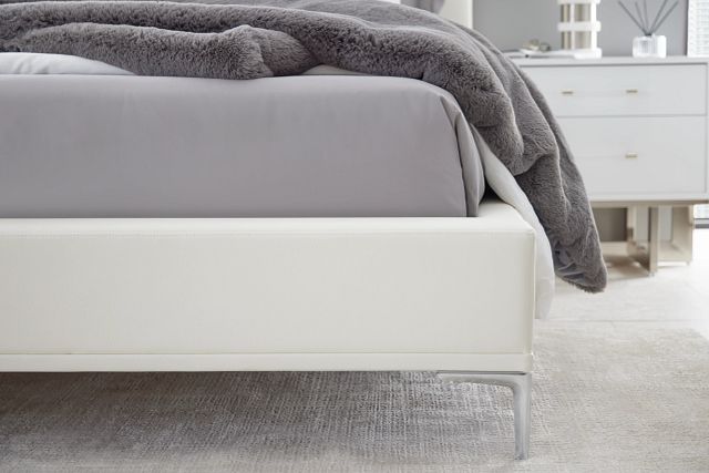 Emit White Micro Panel Bed