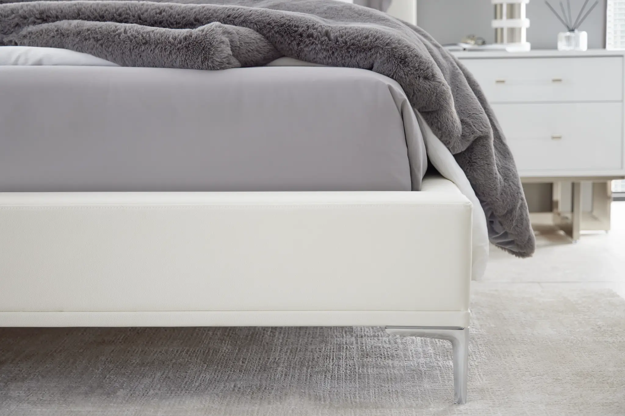 Emit White Micro Panel Bed Emit White Micro Panel Bed