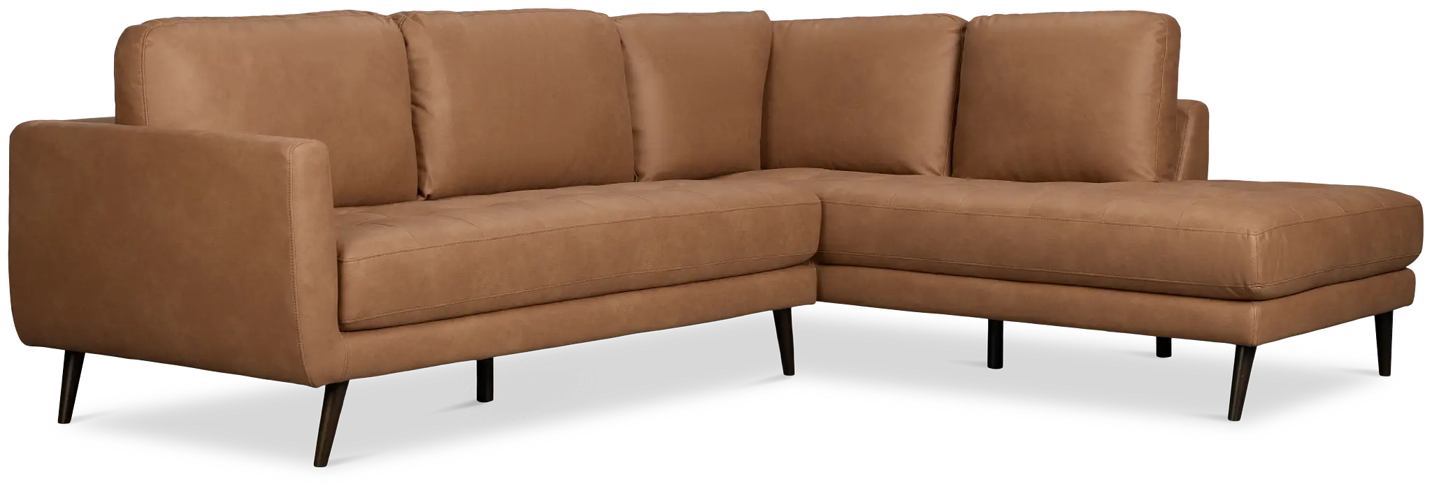 Indie Brown Micro Small Right Bumper Sectional Indie Brown Micro Small Right Bumper Sectional