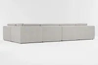 Destin Maguire Pewter Fabric 8-piece Pit Sectional