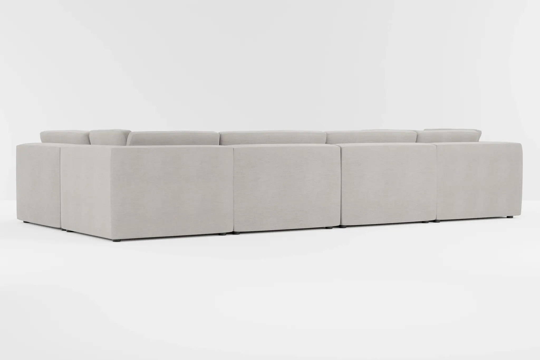 Destin Maguire Pewter Fabric 8-piece Pit Sectional Destin Maguire Pewter Fabric 8-piece Pit Sectional