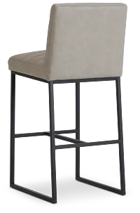 Miller Light Gray 30" Upholstered Barstool