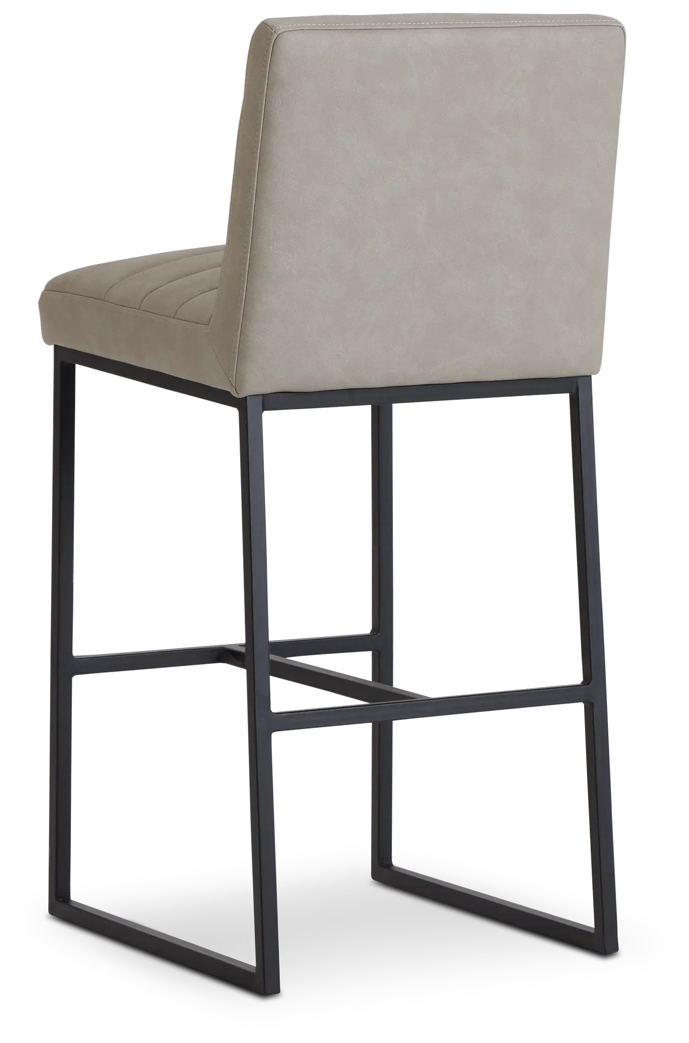 Miller Light Gray 30" Upholstered Barstool Miller Light Gray 30" Upholstered Barstool