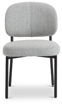 Chicago Light Gray Upholstered Side Chair