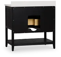 Alden Black 36" Single Bathroom Vanity