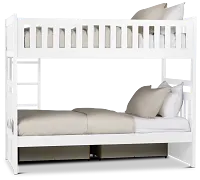 Charleston White Storage Bunk Bed