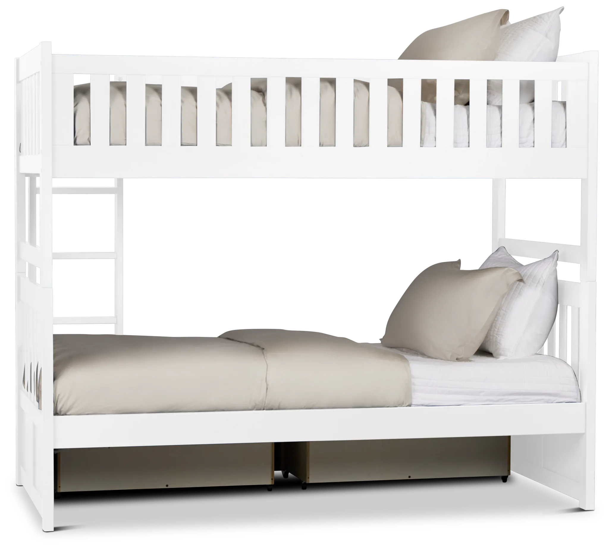 Charleston White Storage Bunk Bed