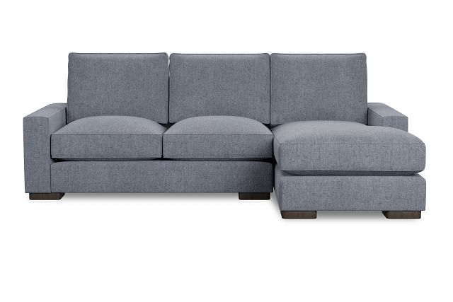 Edgewater Elevation Gray Right Chaise Sectional