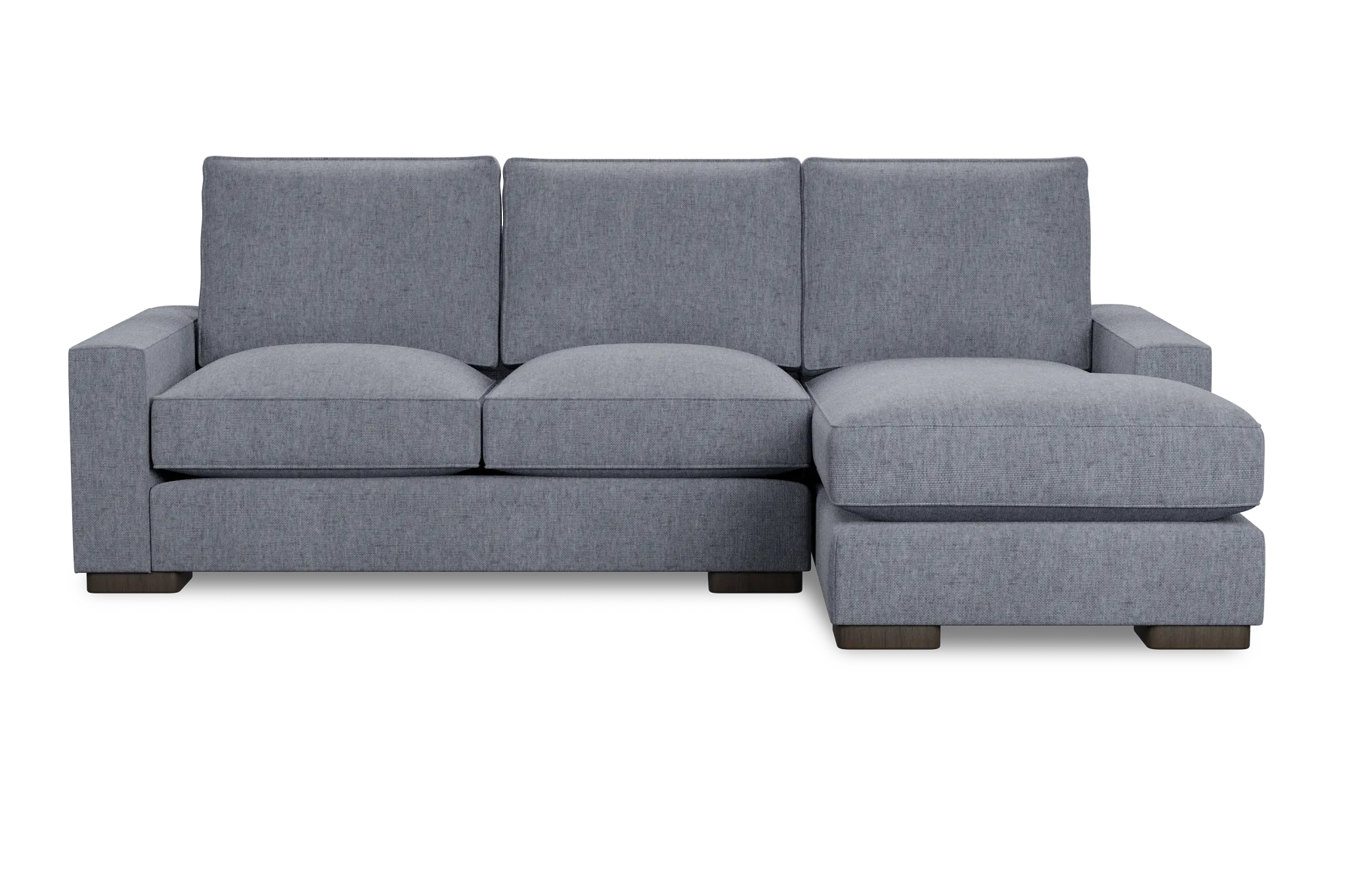 Edgewater Elevation Gray Right Chaise Sectional