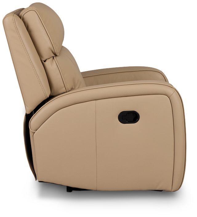 Rhett Taupe Micro Recliner