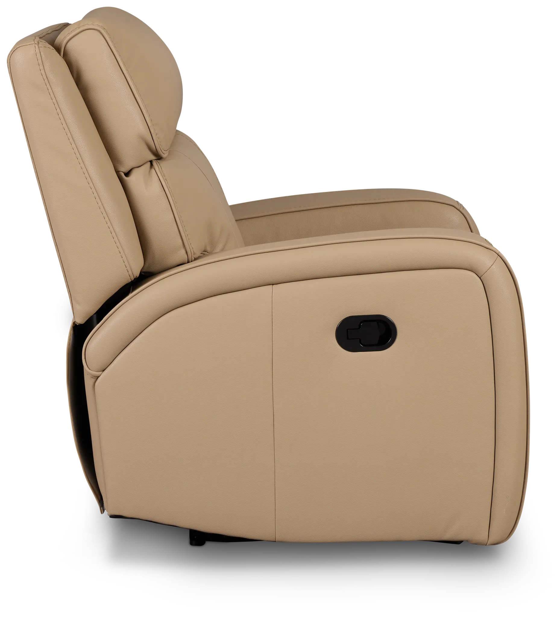 Rhett Taupe Micro Recliner