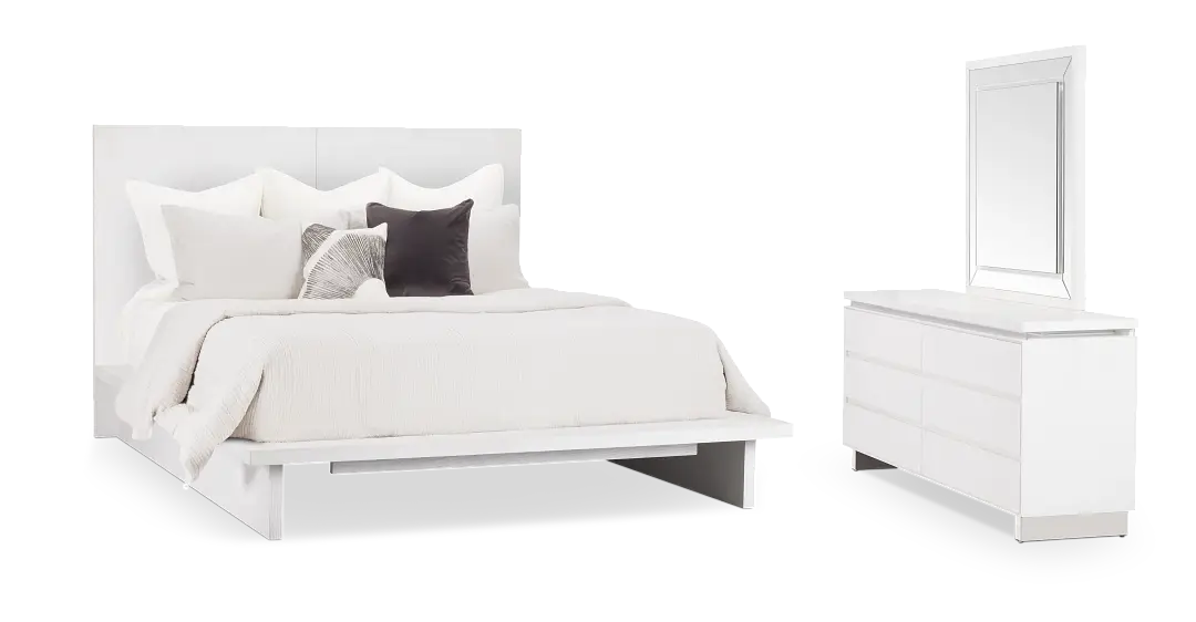 Bal Harbour White Panel Bedroom Bal Harbour White Panel Bedroom