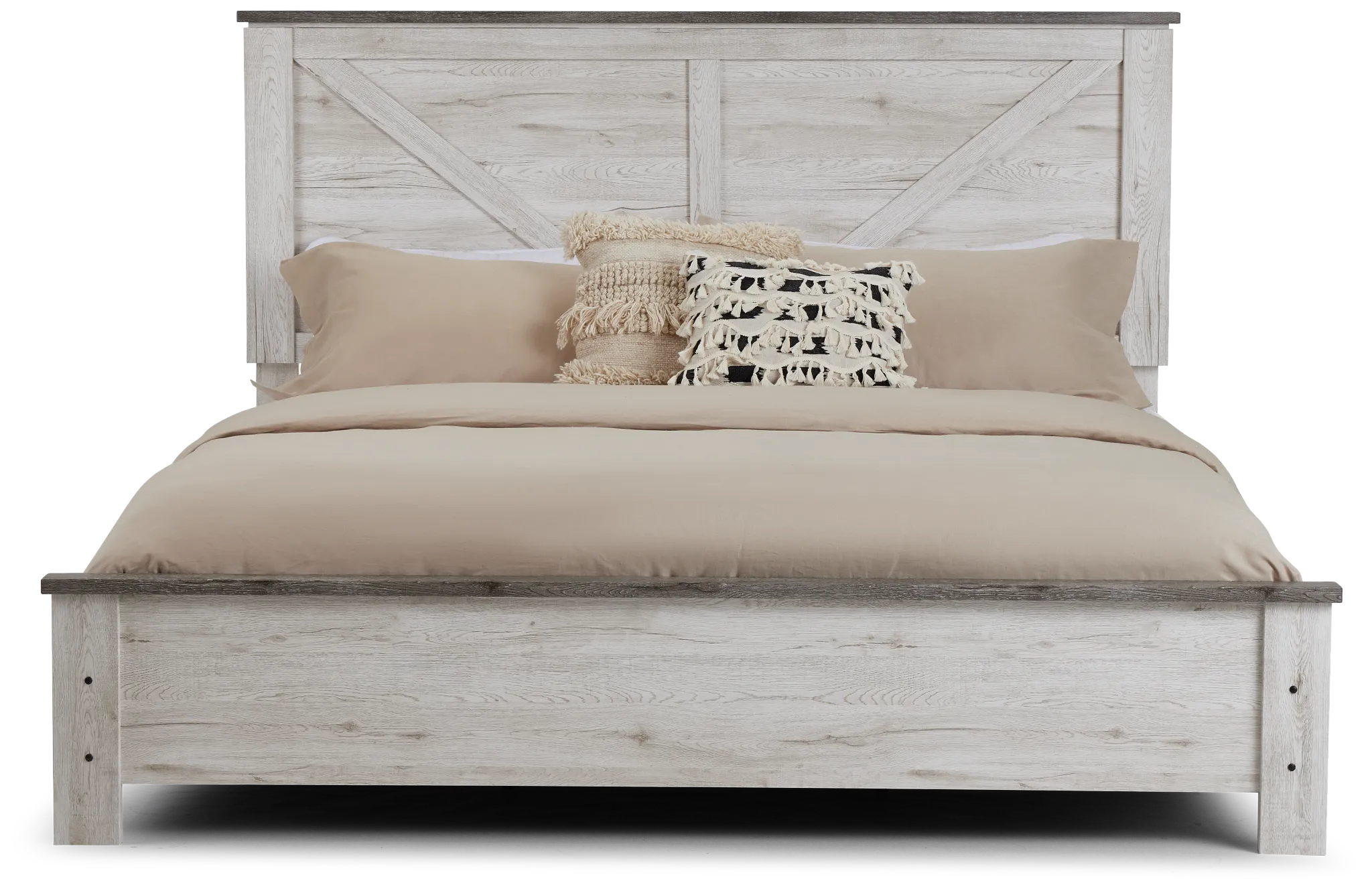 Blueridge Two-tone Panel Bed