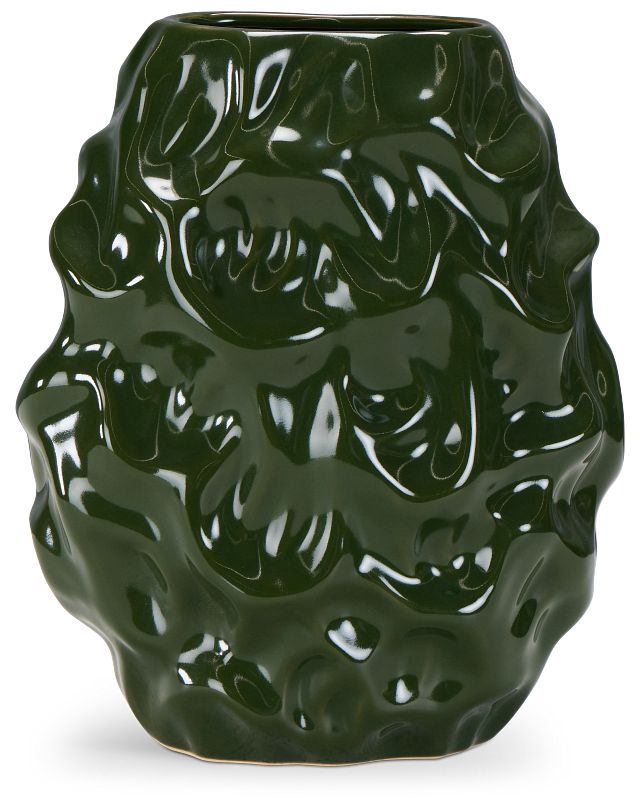 Terran Dark Green Large Vase