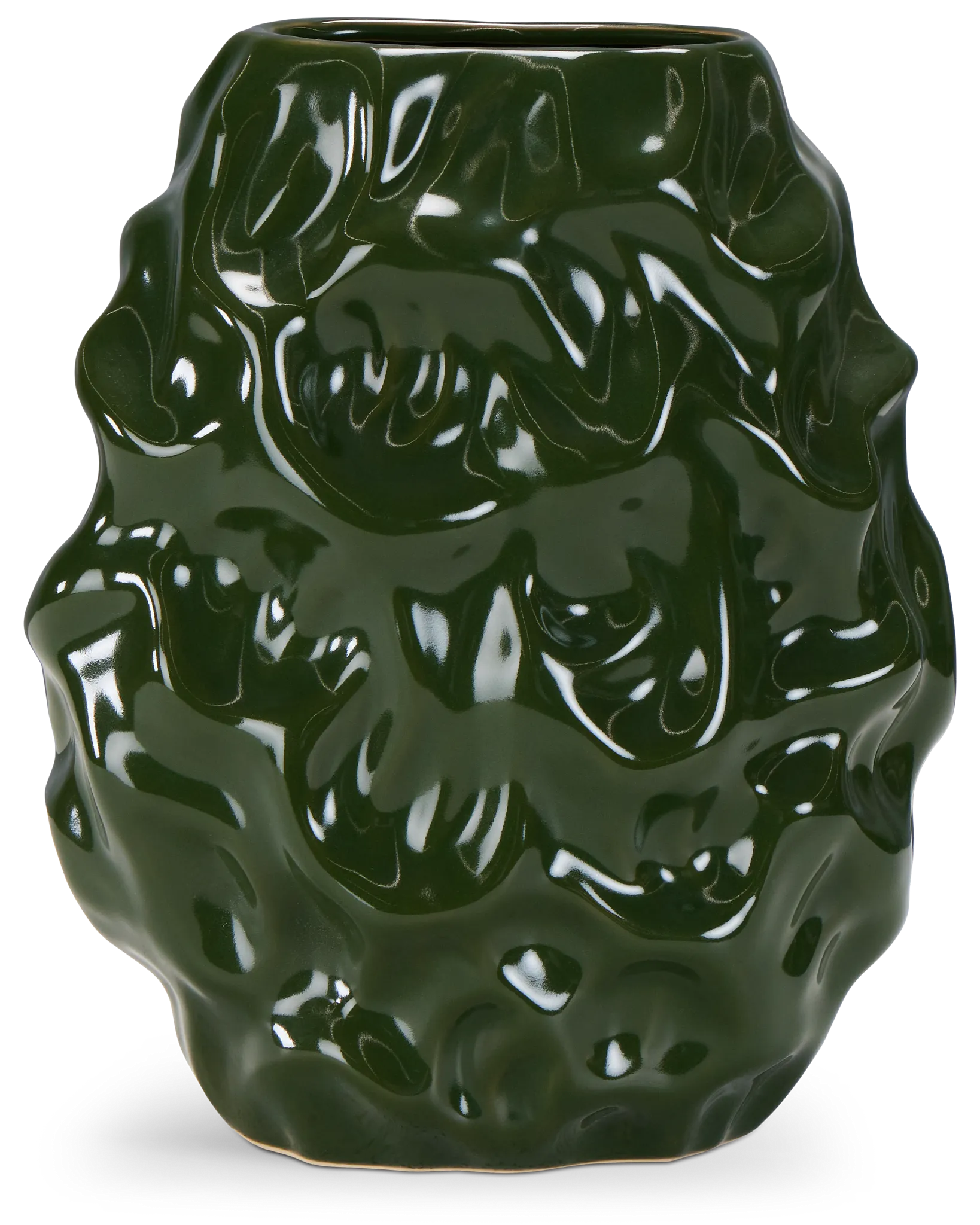 Terran Dark Green Large Vase