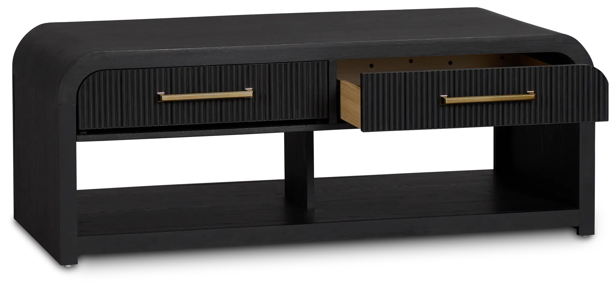 Lyndie Black Drawer Rectangular Coffee Table Lyndie Black Drawer Rectangular Coffee Table
