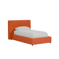 Grayton Joya Orange 44" Upholstered Platform Bed