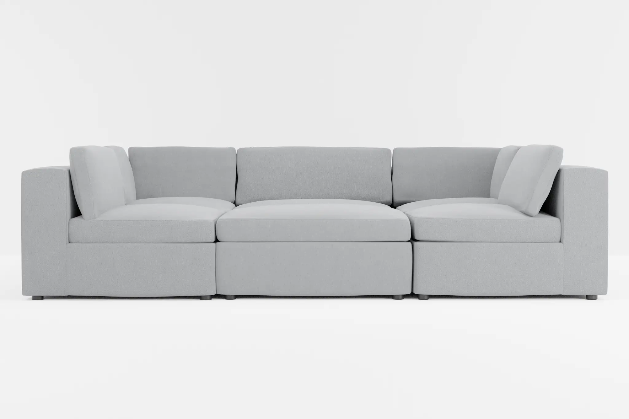 Destin Revenue Gray Fabric 6-piece Pit Sectional Destin Revenue Gray Fabric 6-piece Pit Sectional