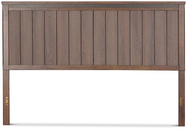 Lancaster Mid Tone Wood Panel Headboard