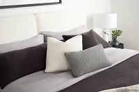 Nova Black Lumbar Accent Pillow