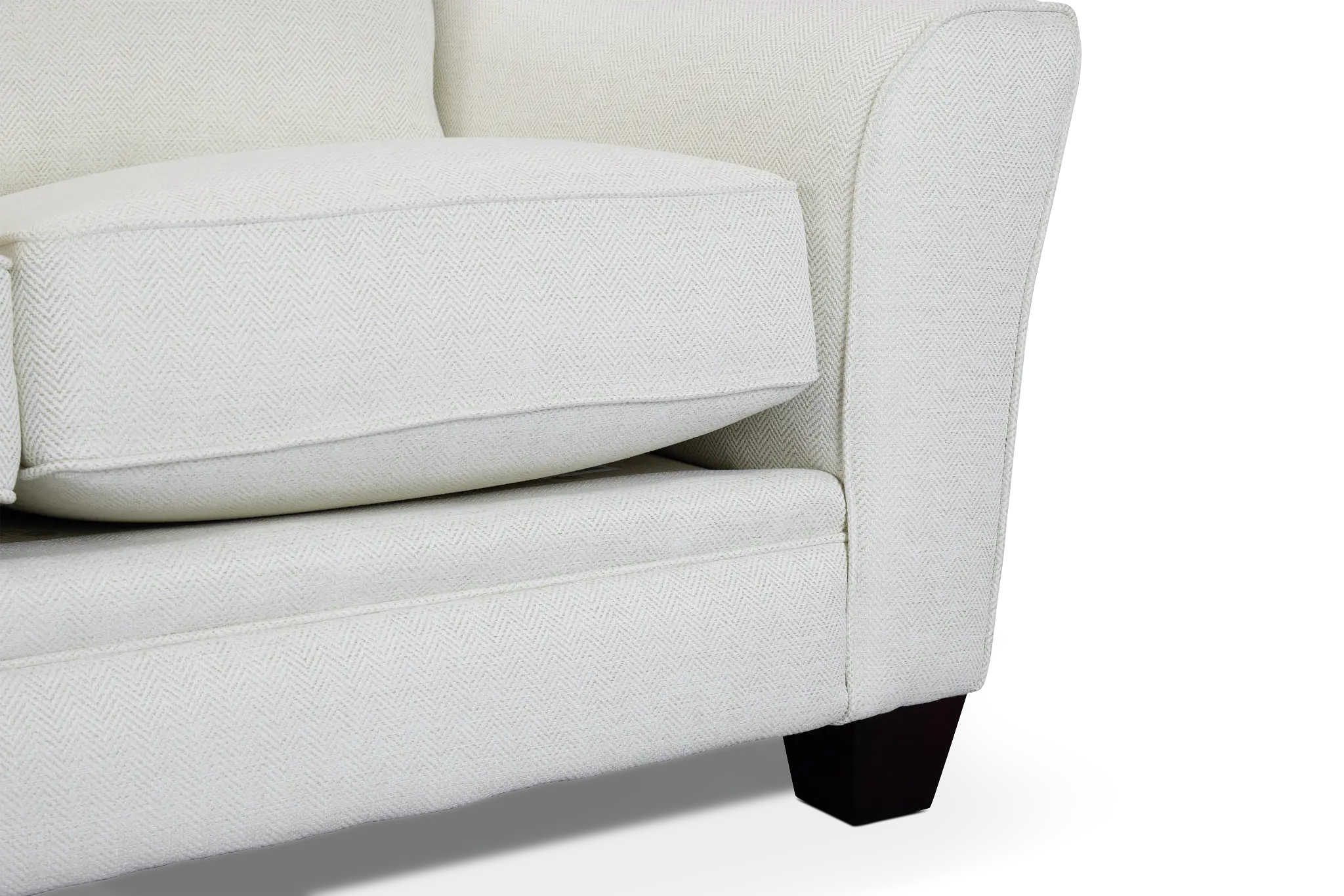 Avery White Fabric Sofa Avery White Fabric Sofa
