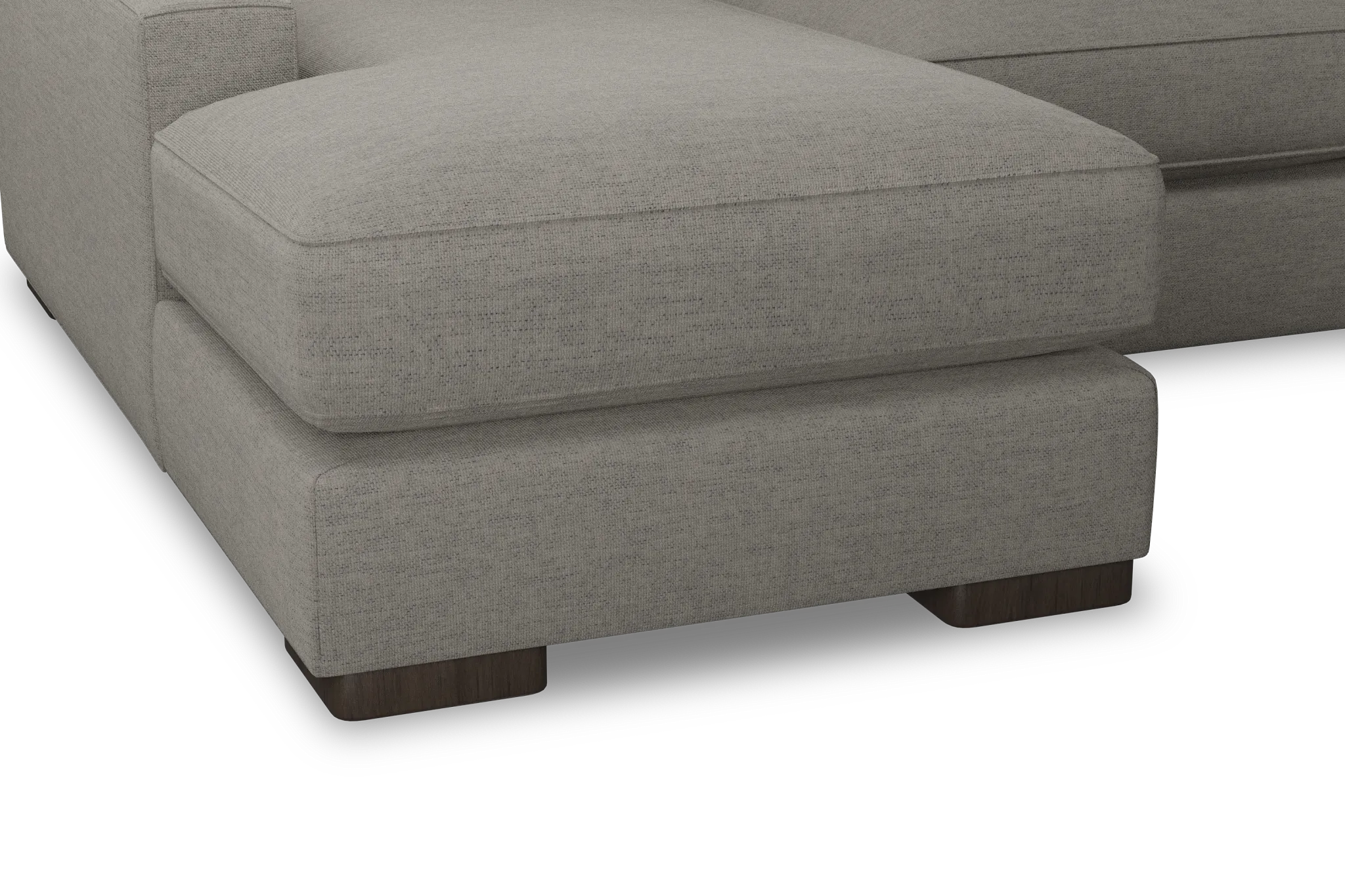 Edgewater Maguire Pewter Medium Left Chaise Sectional