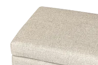 Maxwell Dark Gray Fabric Ottoman