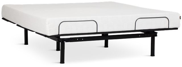 Rest & Renew By Zinus Gel Memory Foam Mattress 8" Cush Firm Slat Adjustable Mattress Set