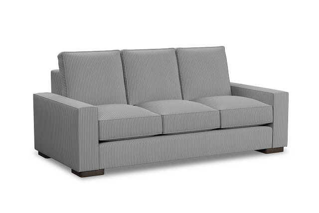 Edgewater Lucy Light Gray 84" Sofa W/ 3 Cushions (0)