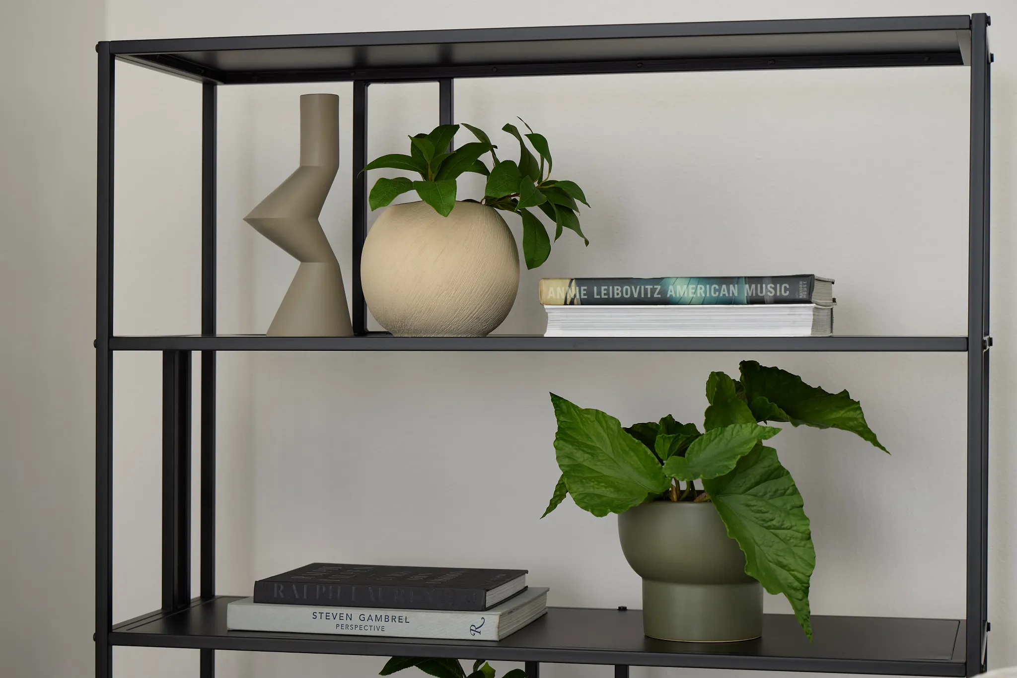 Meggie Black Bookcase