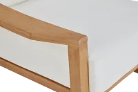 Tobago Light Tone Chair With White Cushion