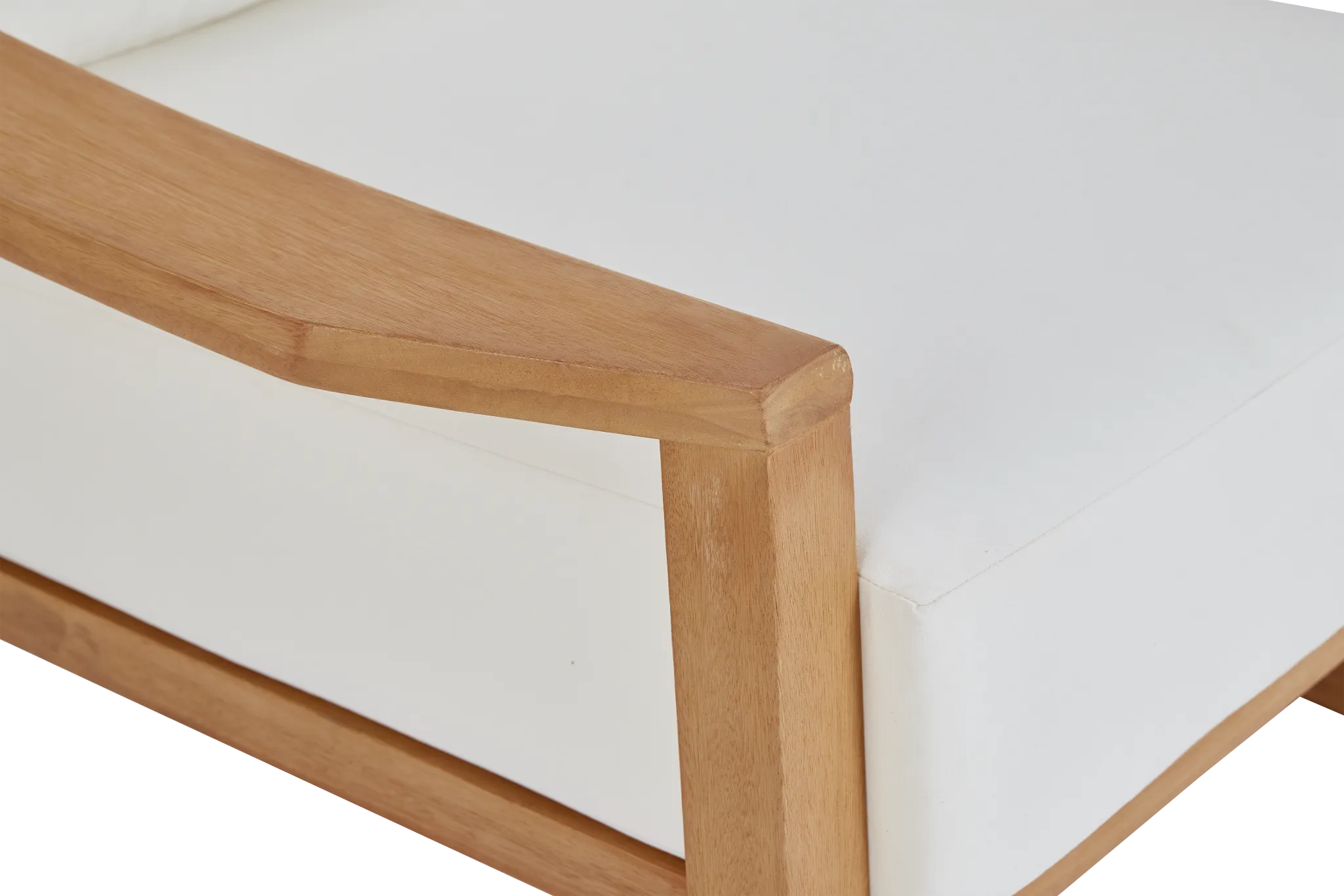 Tobago Light Tone Chair With White Cushion